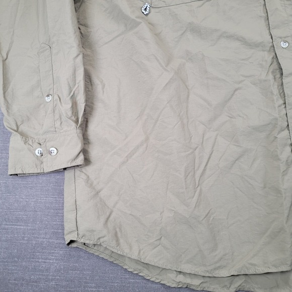 Columbia PFG Long Sleeve Fishing Shirt Khaki Omni Shade XXL 2XT - Picture 6 of 9